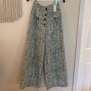 C/MEO Collective Anthropologie Zebra Pants S